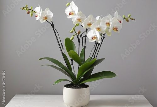 Wallpaper Mural Winter Care for Moth Orchids: Nurturing Flowering Houseplants with Budding Spikes Torontodigital.ca