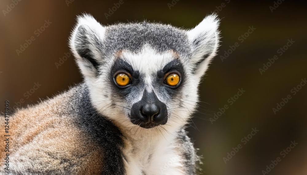 Vividly Hued Lemur Catching Prey Amidst the Lush Madagascar Rainforest Canopy, Showcasing Exotic Wildlifes Vibrancy and Dynamism.