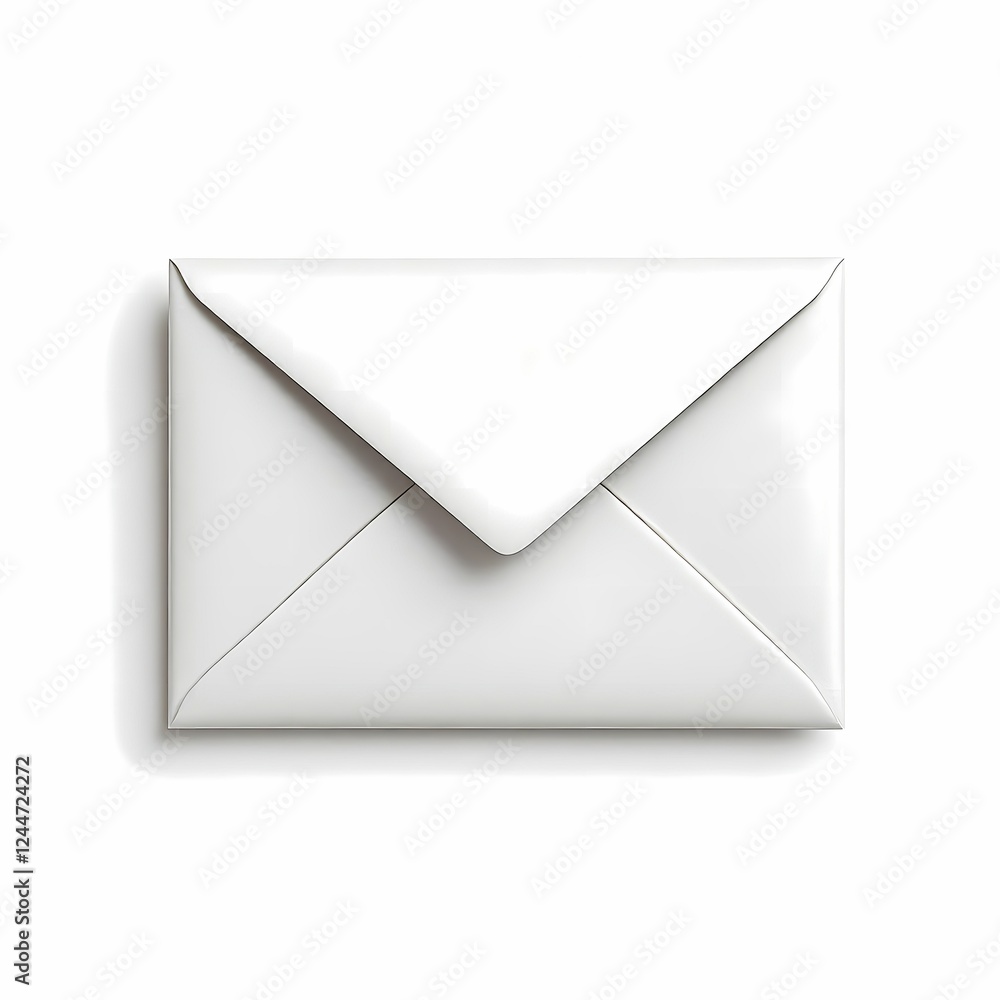 Blank White Envelope Mockup for Messaging Design Blank White Envelope Mockup for Messaging Design