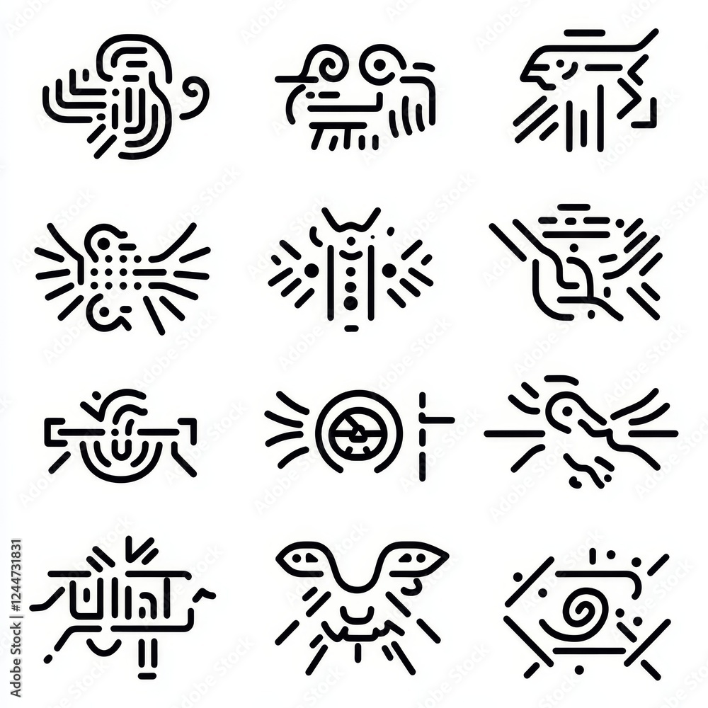 A collection that blends ancient tribal symbols, Mexican Aztec animal decorations, and Mayan designs with modern elements.