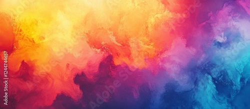 Vibrant Abstract: Blending Colorful Gradients into Artistic Fantasy