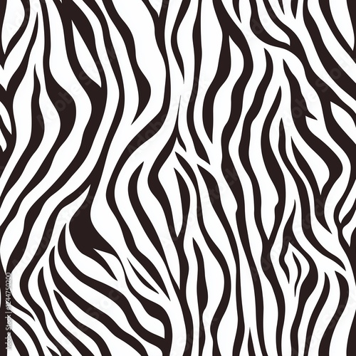 Trendy zebra skin pattern background. Animal fur, background for Fabric design, wrapping paper, textile and wallpaper