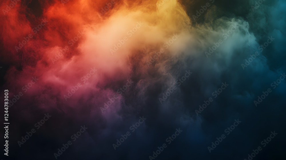 Smoky Colors in Motion Creating a Rainbow Bloom Effect Smoky Colors in Motion Creating a Rainbow Bloom Effect