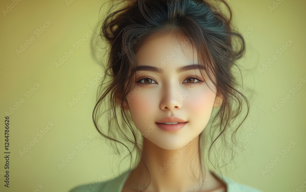 Asian vogue business girl wearing business clothings Asian vogue business girl wearing business clothings