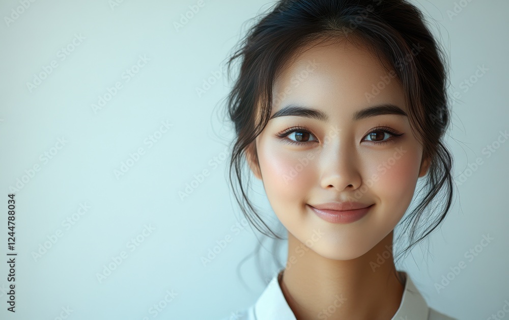 Asian vogue business girl wearing business clothings Asian vogue business girl wearing business clothings