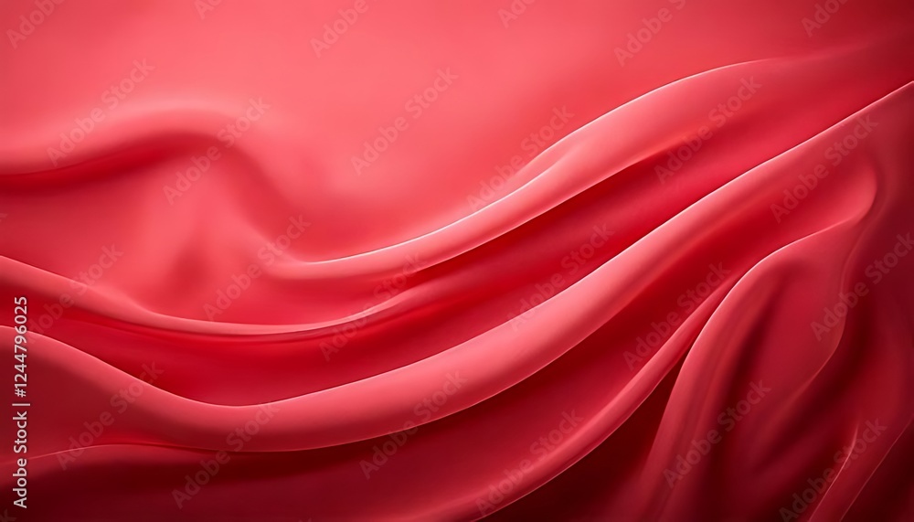Obraz premium A smooth, even, pastel red background fills the frame with a soft texture