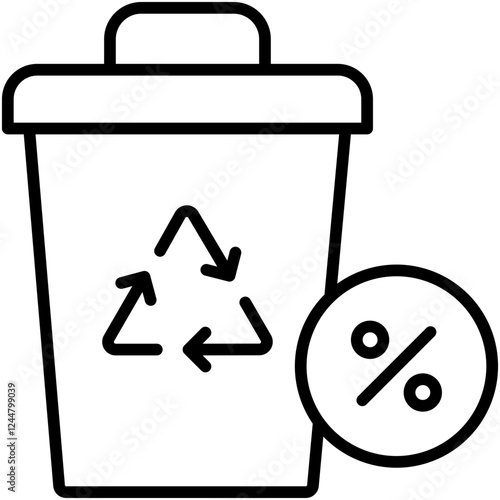 Zero Waste Icon