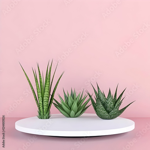 3D Render of Succulents on ...