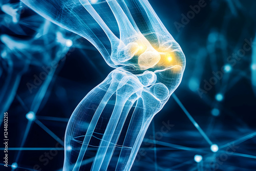 3D Illustration Shows Leg B...