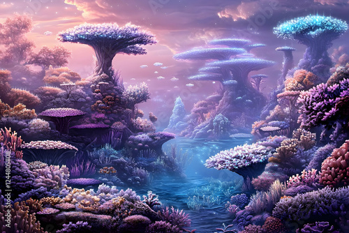 Fantasy Coral Reef Landscap...