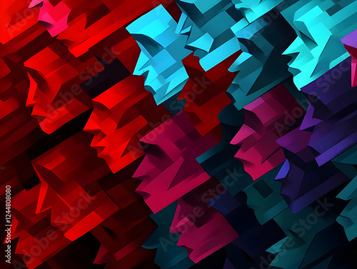 Abstract 3D Illustration: G...