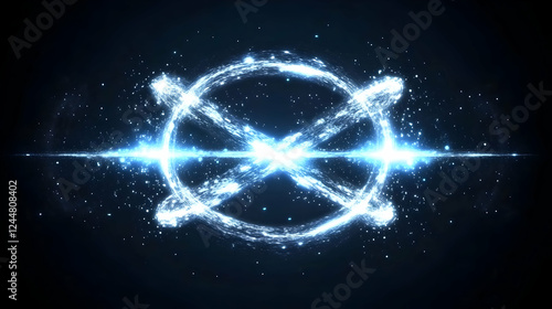 Abstract Light Trails Form ...