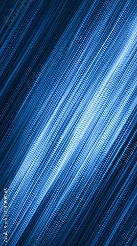 Abstract Blue Diagonal Line...