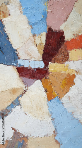 Abstract Painting with Impa...