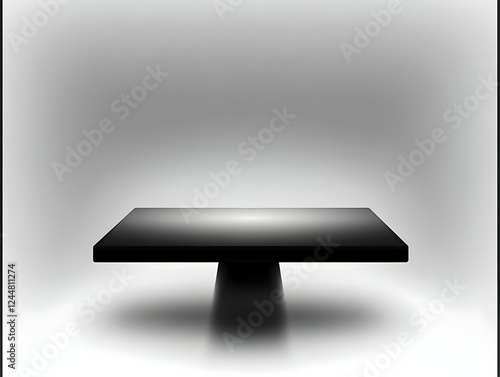 Black Rectangular Platform ...