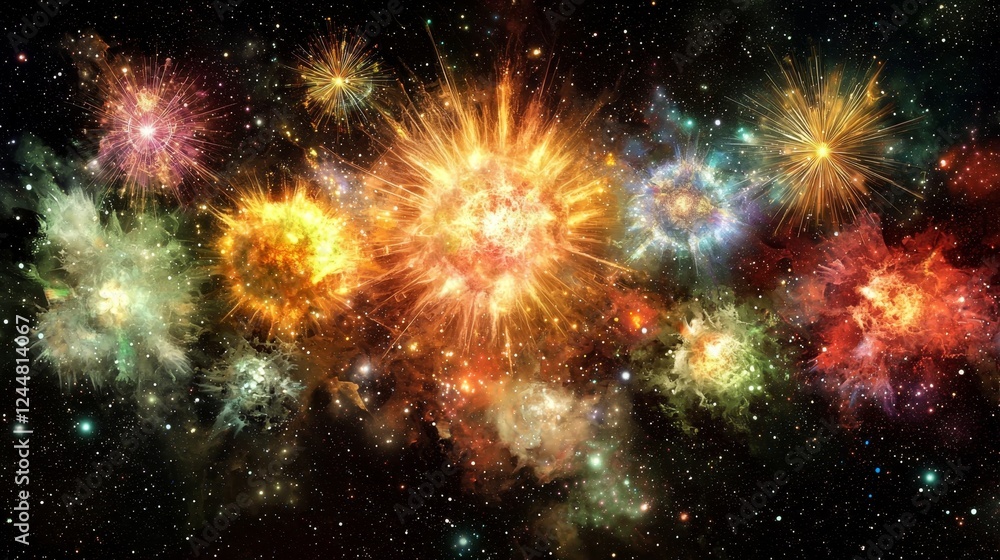 Captivating Abstract Visuals of Gene Expression in Cosmic Imagery Captivating Abstract Visuals of Gene Expression in Cosmic Imagery