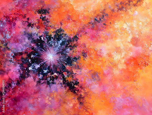 Abstract Painting Explodes ...