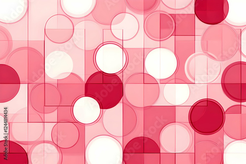 Abstract Pink Background wi...