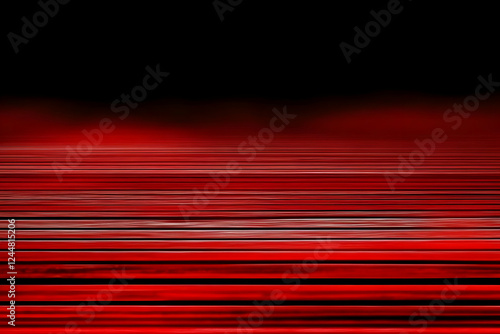 Abstract Red and Black Stri...