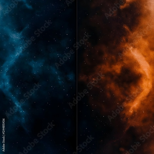 Cosmic Cloudscape Splits in...
