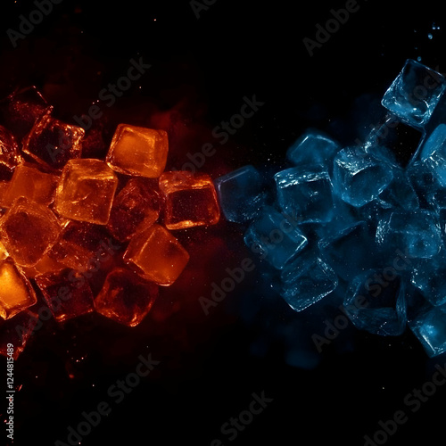 Fiery and Icy Cubes Collide...