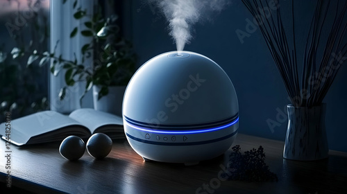 Modern Humidifier Emits Soo...