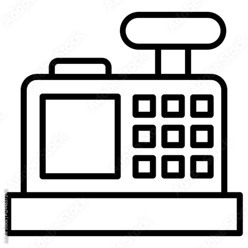 Cashier Machine Icon