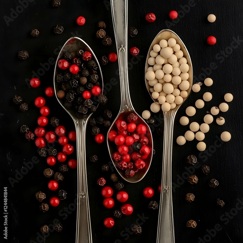 Three Spoons Filled with Co...