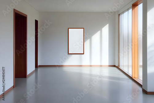 Empty Modern Room with Blan...