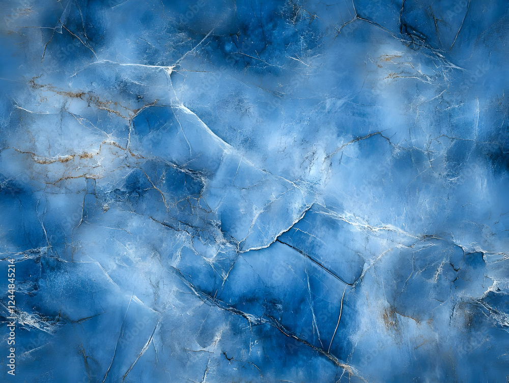 Blue Marble Texture Background Displays a Polished Stone Surface with Exquisite Veining Blue Marble Texture Background Displays a Polished Stone Surface with Exquisite Veining