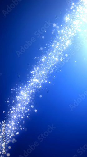 Abstract Blue Background wi...