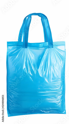 Blue Plastic Shopping Bag I...