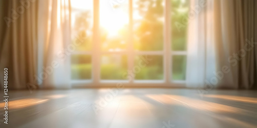 Blurred Sunny Window Illumi...