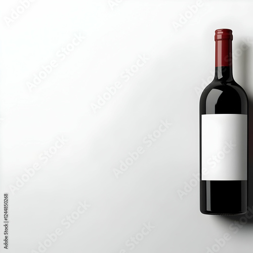 Wine Bottle with Blank Labe...