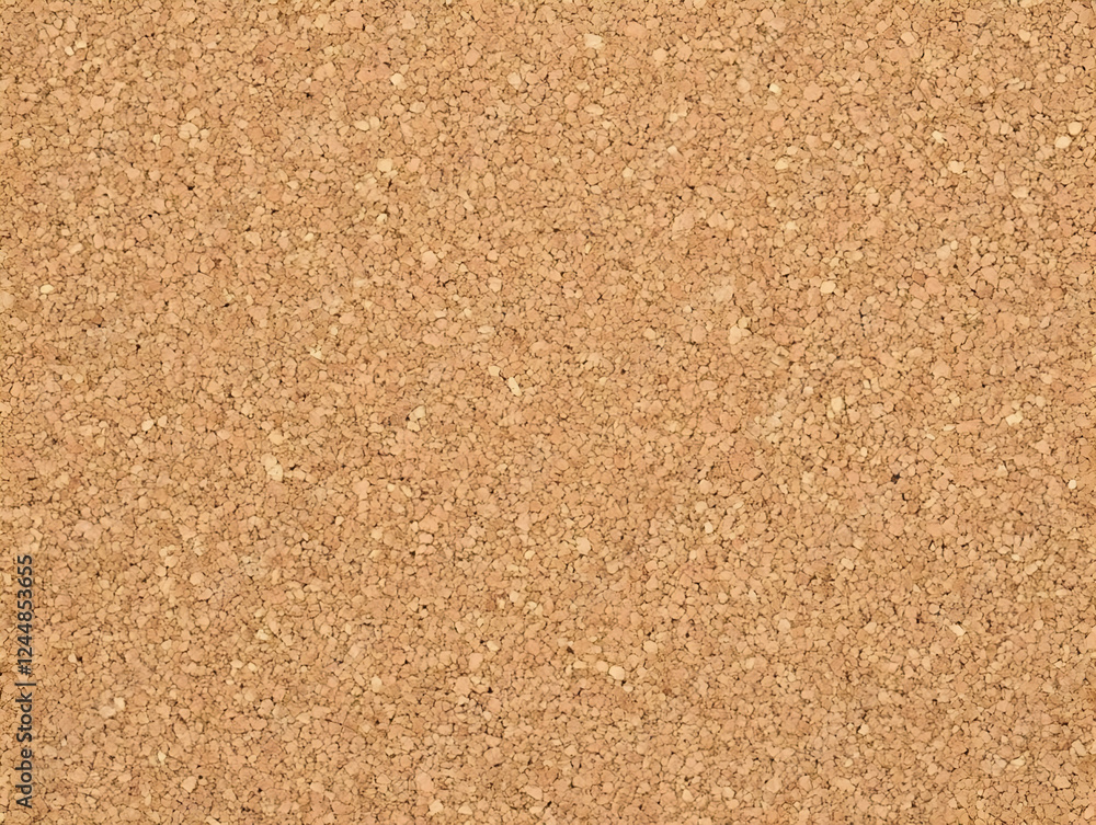Fototapeta premium Close-up of Cork Board Texture Shows Detailed Granular Surface Pattern for Background Design