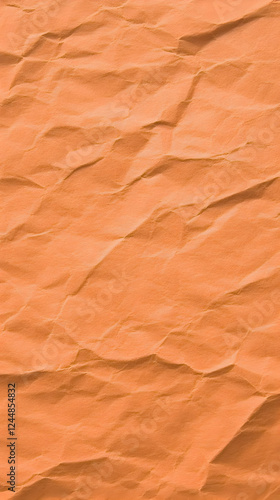 Close-Up of Crumpled Orange...