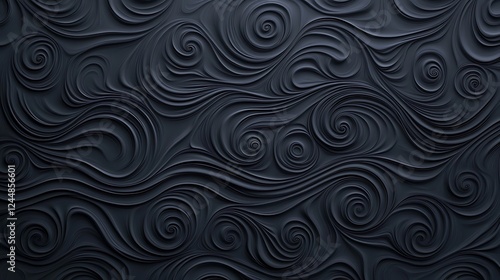 Fototapeta Naklejka Na Ścianę i Meble -  Dark swirling texture background