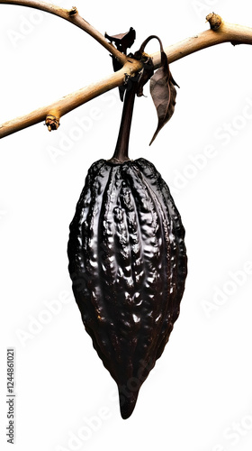 Glossy Black Fruit Hanging ...