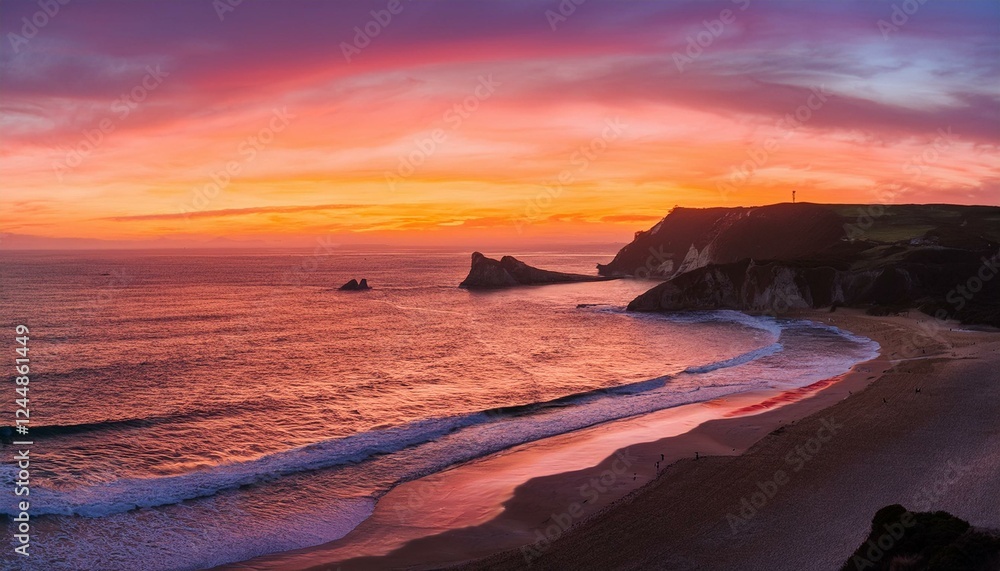 Sunset colors inspire creativity and reflection. Sunset colors inspire creativity and reflection.