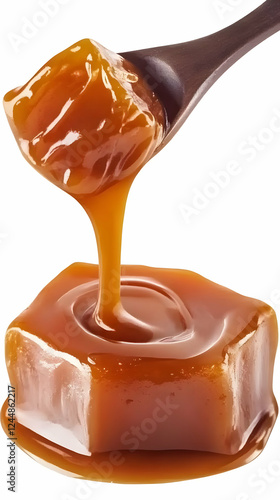 Liquid Caramel Dripping fro...