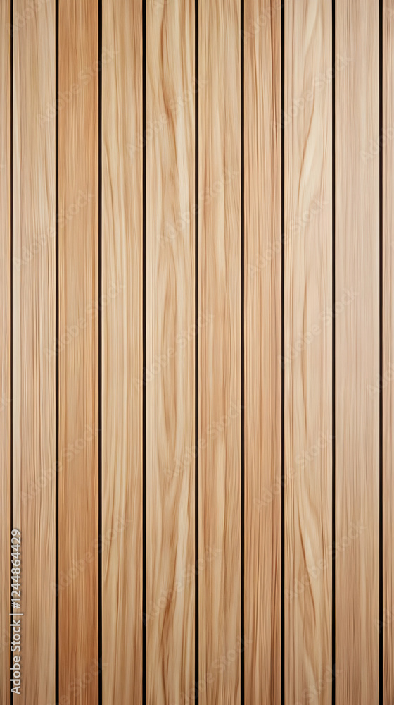 Naklejka premium Vertical Wooden Planks Form a Textured Surface Background with Natural Grain Patterns