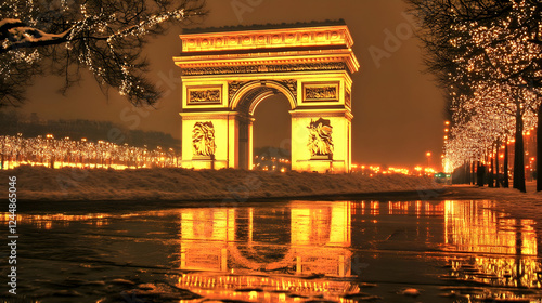 Triumphal Arch Illuminates ...