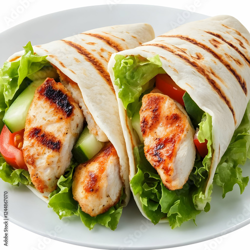 Two Grilled Chicken Wraps F...