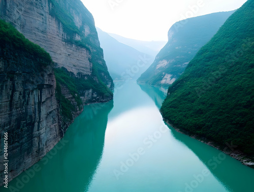 Serene River Flows Through ...