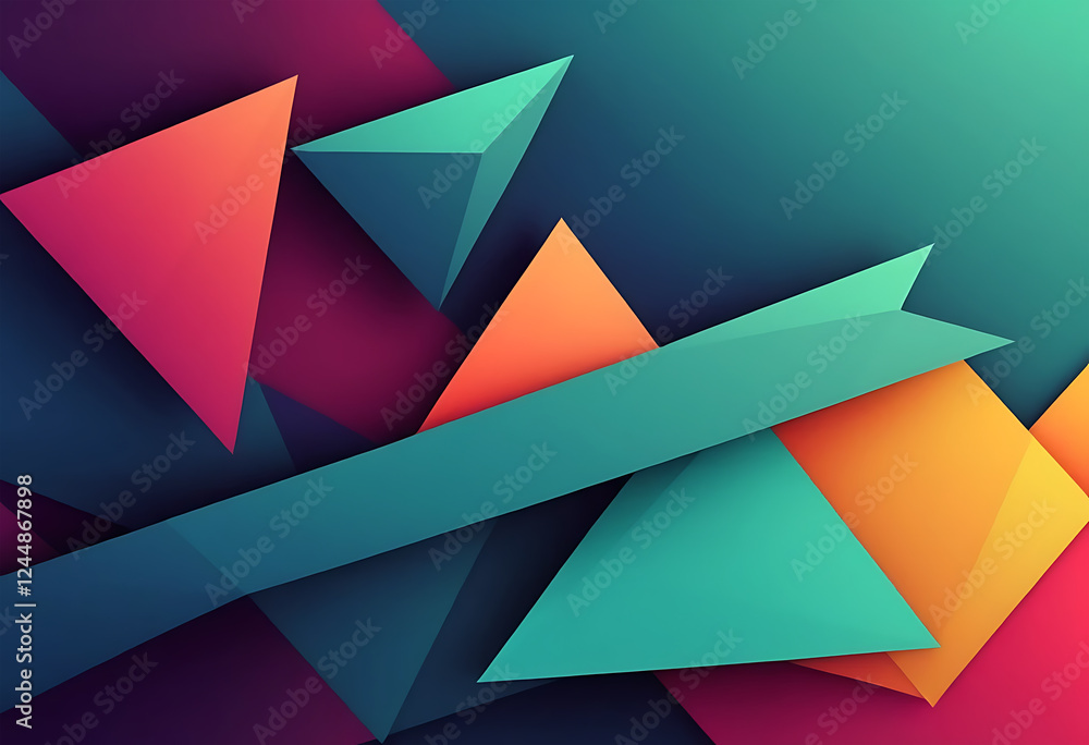 Geometric abstract background, Abstract shapes concept design, Abstract background with colorful triangles for magazines, Retro Cube Background Pattern, gradient colored background Geometric abstract background, Abstract shapes concept design, Abstract background with colorful triangles for magazines, Retro Cube Background Pattern, gradient colored background
