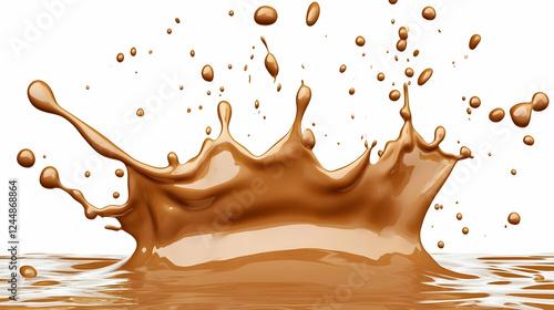 Liquid Chocolate Splash Cre...