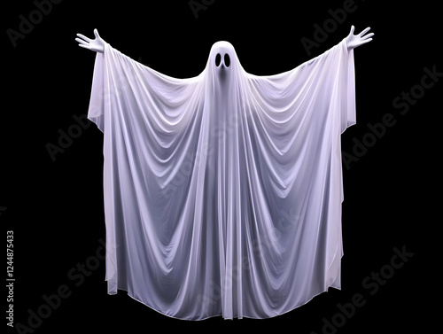Ghostly Figure with Outstre...