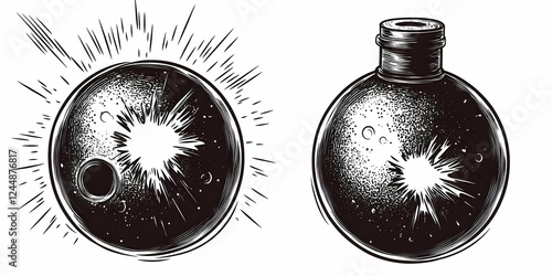 Cosmic Orb and Potion Bottl...