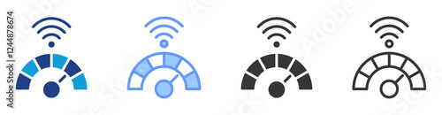 High bandwidth icon set multiple style collection