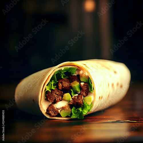 Delicious Wrap Filled with ...